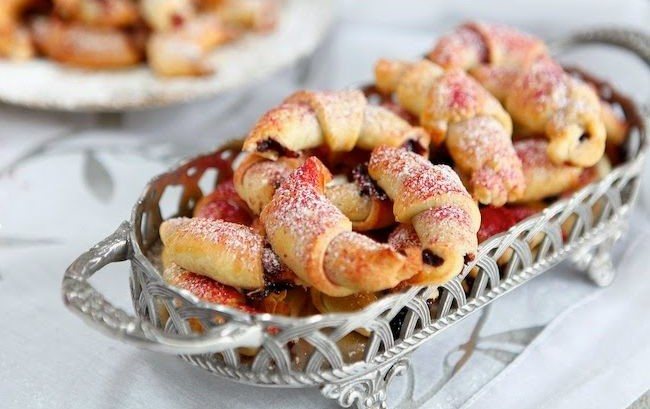 Безумно вкусные рогалики из песочного теста для всей семьи