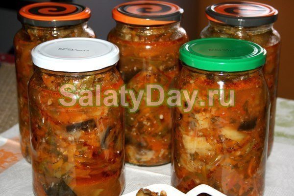 Цукини и синие –зимний тещин язык