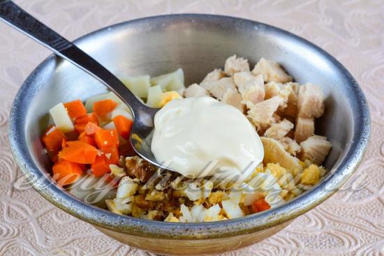 Добавить майонез