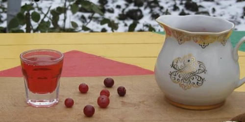 Домашняя настойка на клюкве