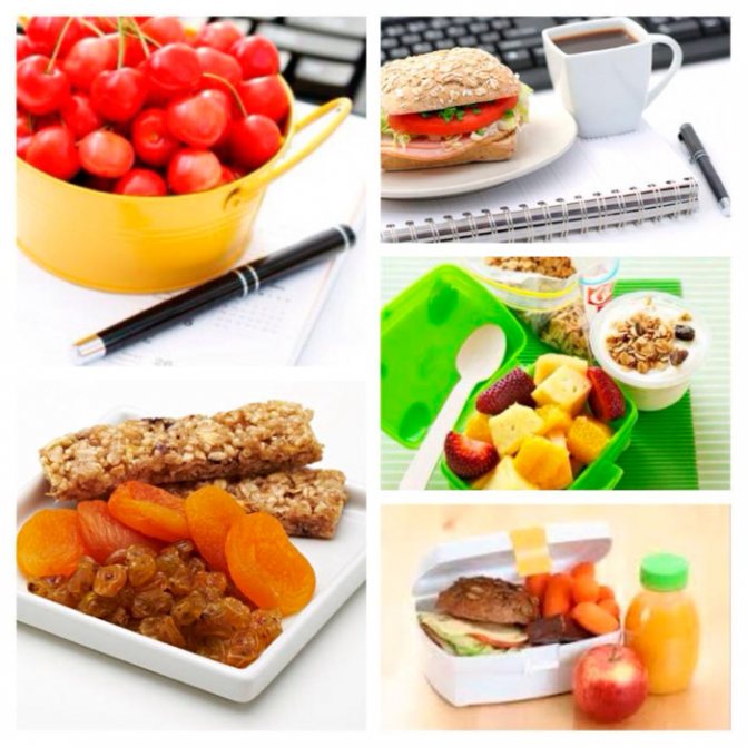 фото-коллаж с непортящимися продуктами, годными для путешествий