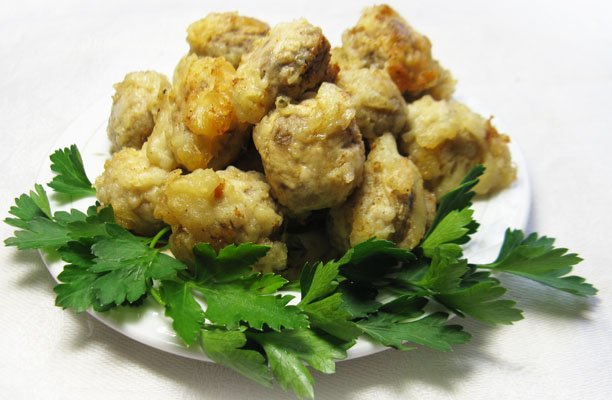 Грибы в кляре