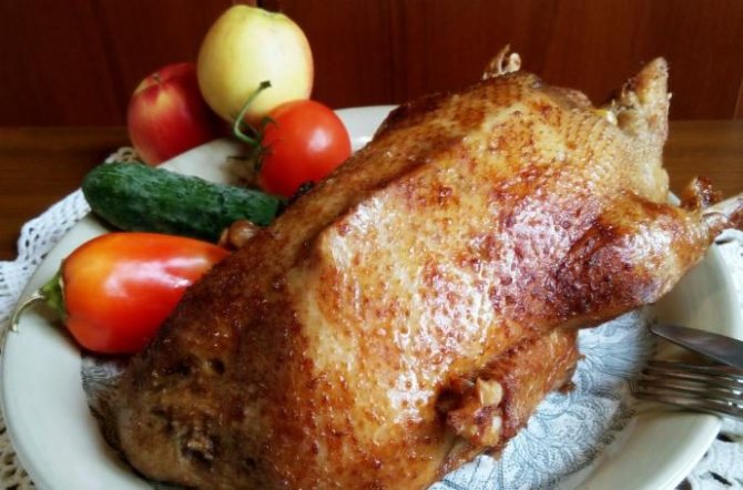 Гусь в духовке: рецепты запекания вкусного гуся, чтобы мясо было мягким и сочным этап 11