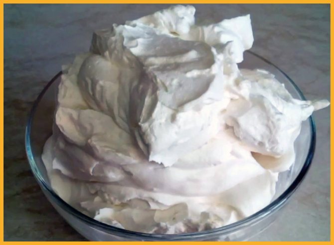 густой крем