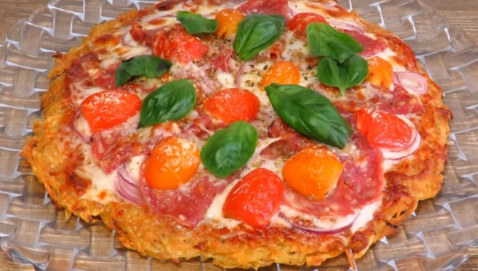 Хрустящая пицца на картофельной основе: очень вкусно и необычно
