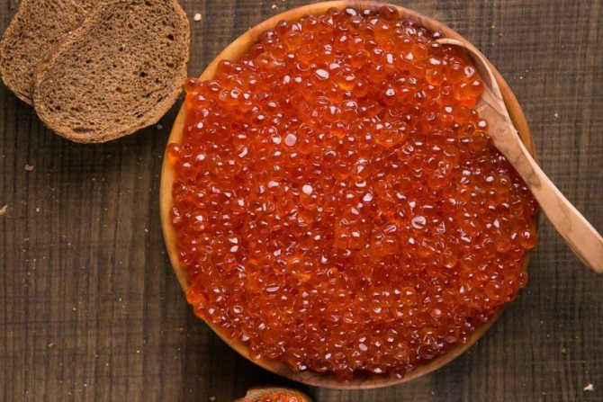 икра форели