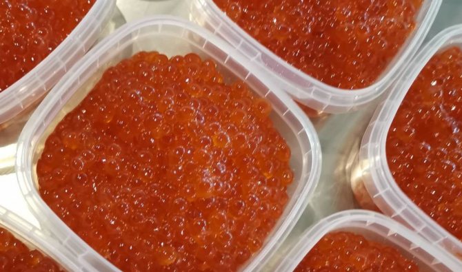 икра на развес