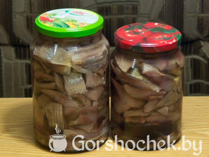 Как засолить селёдку в домашних условиях из семи селёдок у нас получилось 2 банки готового филе