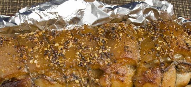 карбонат в фольге в духовке