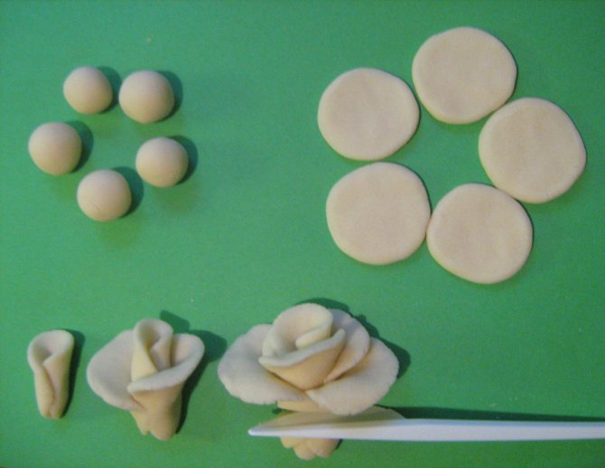 Картинки по запросу цветы из теста