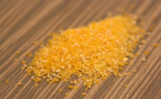 Отмеряем нужное нам количество крупы