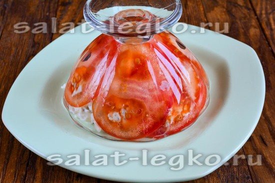 Перевернуть салат