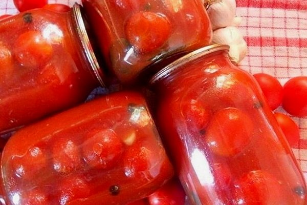 Помидоры в томате без стерилизации