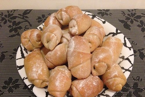 Постные рогалики