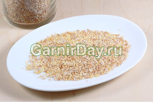 Пшеничная каша с грибами в мультиварке