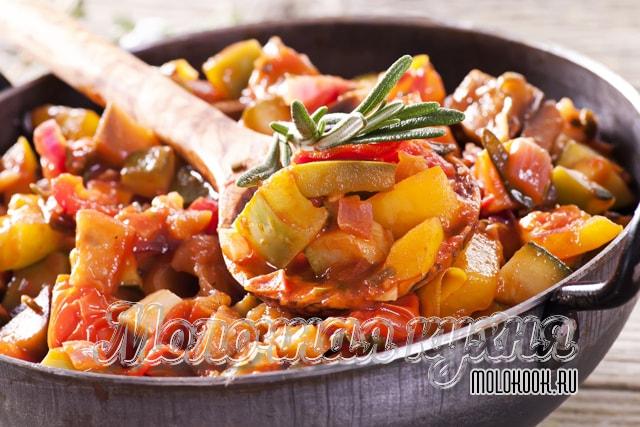 Рагу из овощей с тыквой