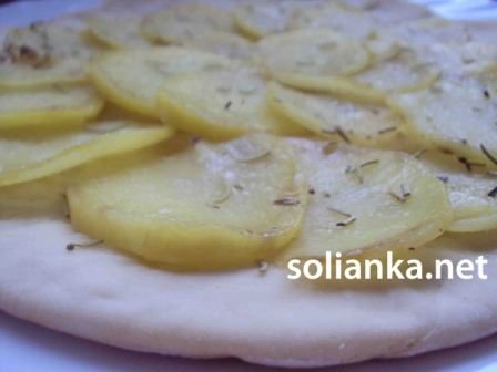 рецепт пиццы с картошкой