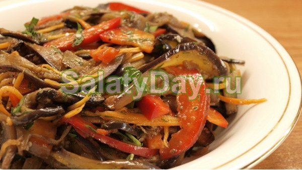 Салат из баклажан по-корейски