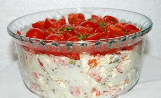 Салат Красная шапочка