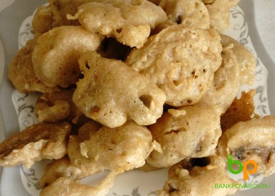 Шампиньоны в хрустящем кляре