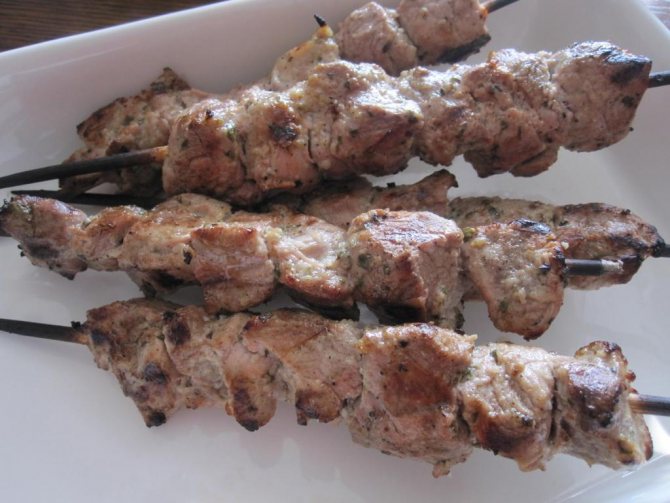Шашлык из бобра