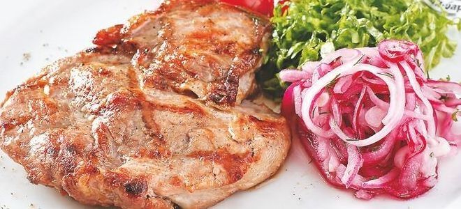 стейк из карбоната свинины