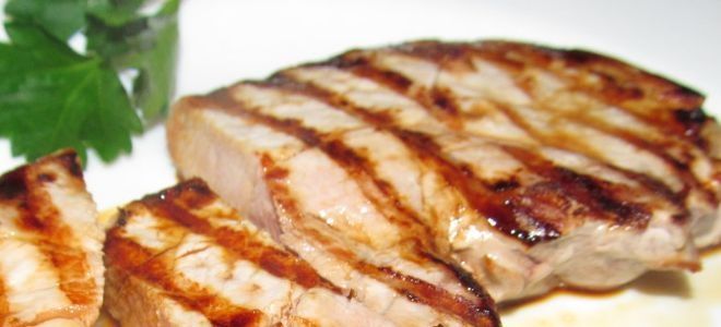 свиной карбонат на гриле