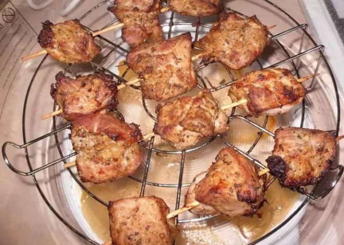 ТОП-9 лучших рецептов шашлыка в аэрогриле из свинины