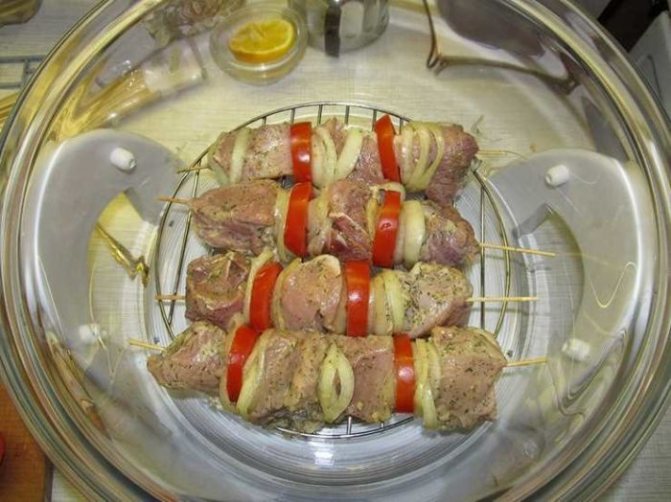 ТОП-9 лучших рецептов шашлыка в аэрогриле из свинины