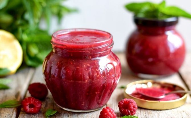 Варенье из малины с желатином на зиму