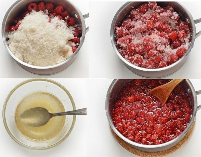 варенье из малины с желатином
