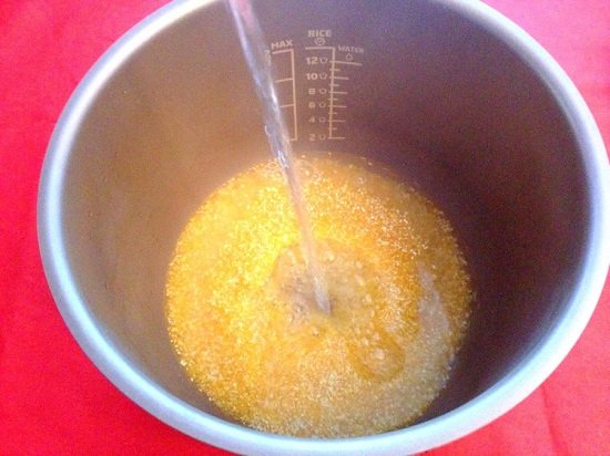 Введем горячую водичку