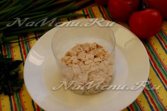 Выкладываем на тарелку