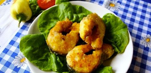 жаренная щука