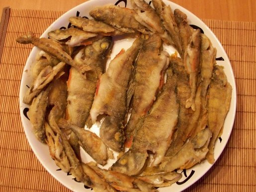 Жареные окуньки